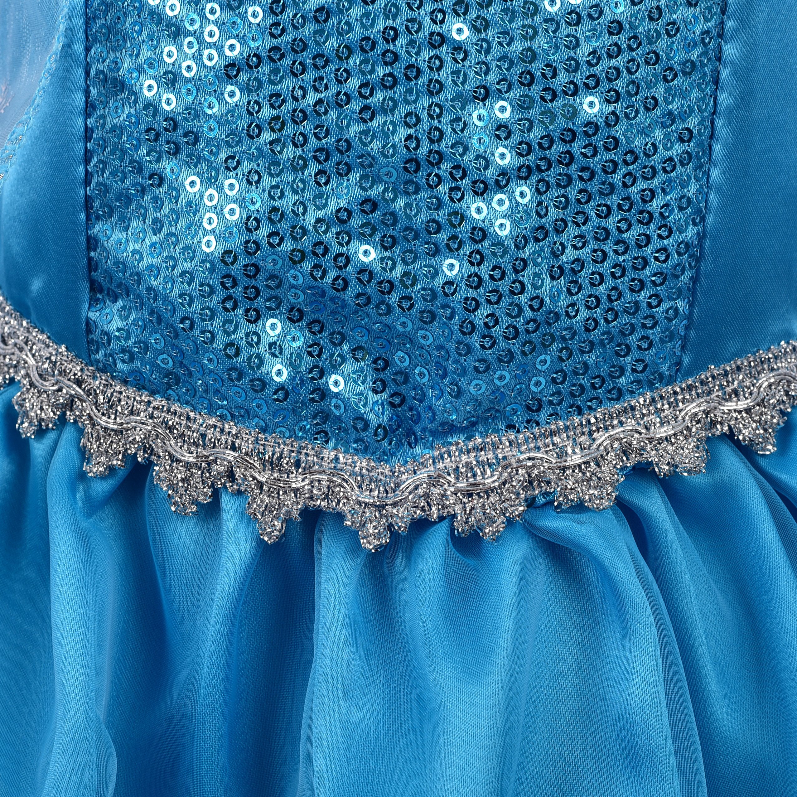 Lito Angels Little Girls Princess Dress Up Costumes Snow Queen Dress Halloween Christmas Costume with Accessories