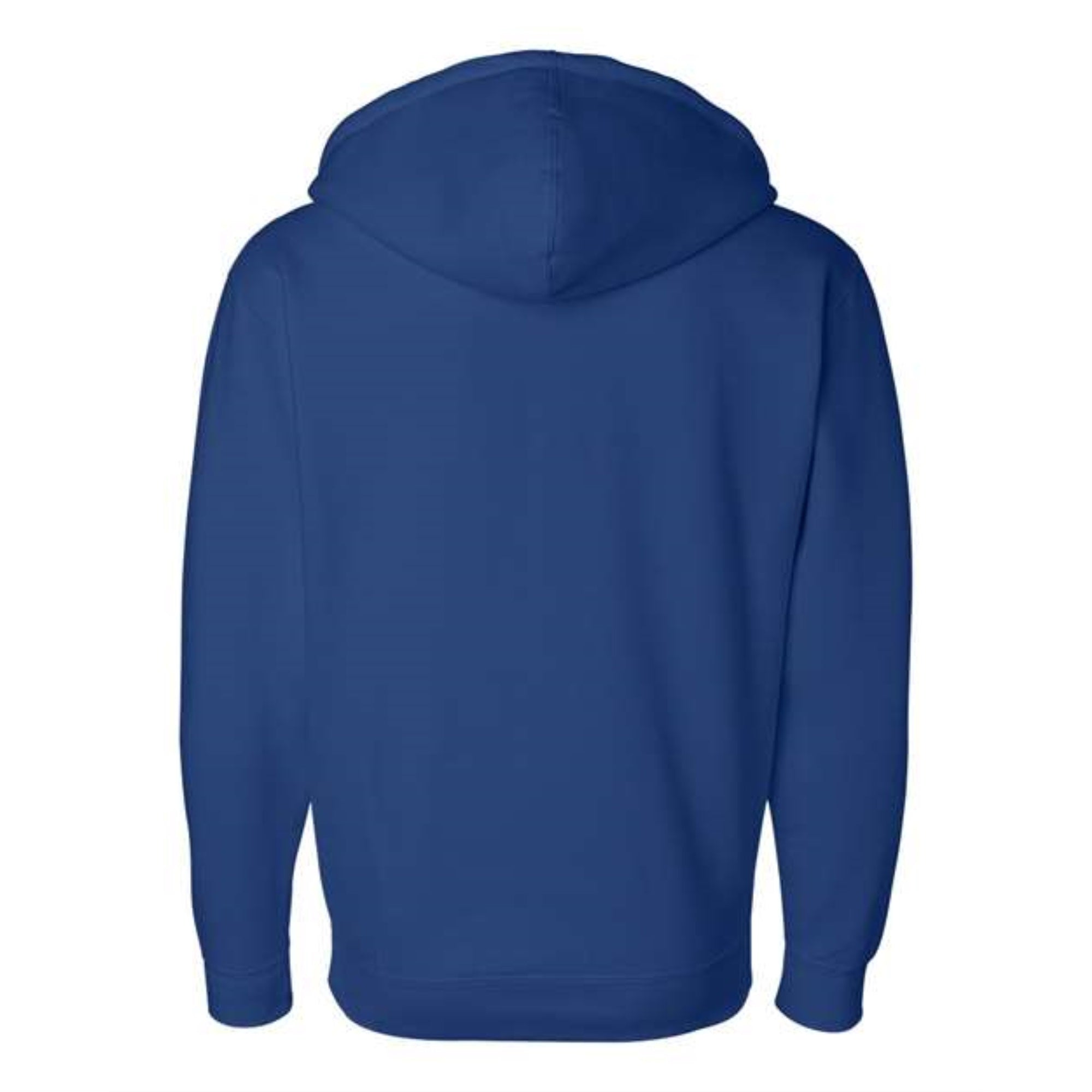 Independent Trading Co. Heavyweight Full-Zip Hooded Sweatshirt - Royal, XS