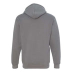 Bayside USA-Made Full-Zip Hooded Sweatshirt - Charcoal, S