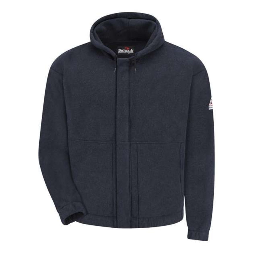 Bulwark Flame Resistant Fleece Full-Zip - Navy, S