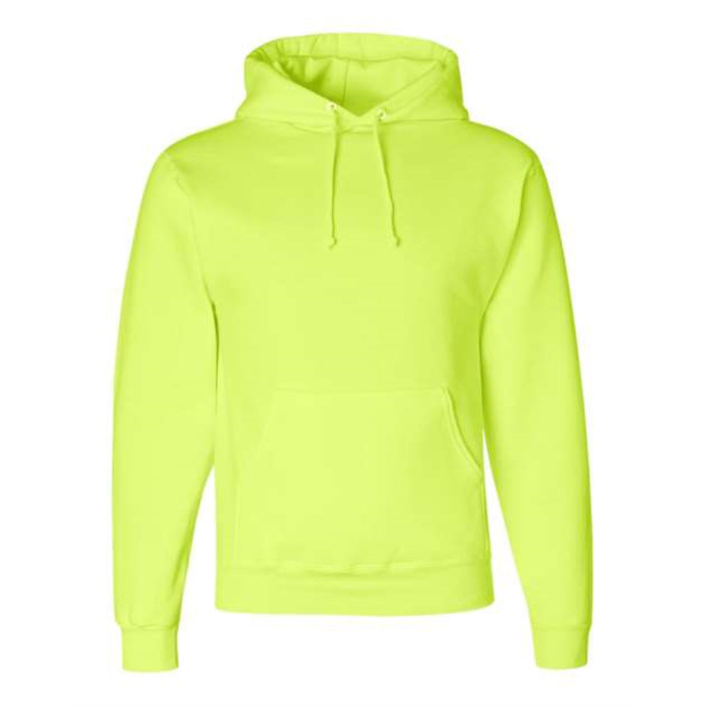 JERZEES Super Sweats NuBlend Hooded Sweatshirt - Safety Green, XL