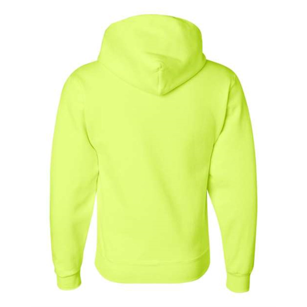 JERZEES Super Sweats NuBlend Hooded Sweatshirt - Safety Green, XL