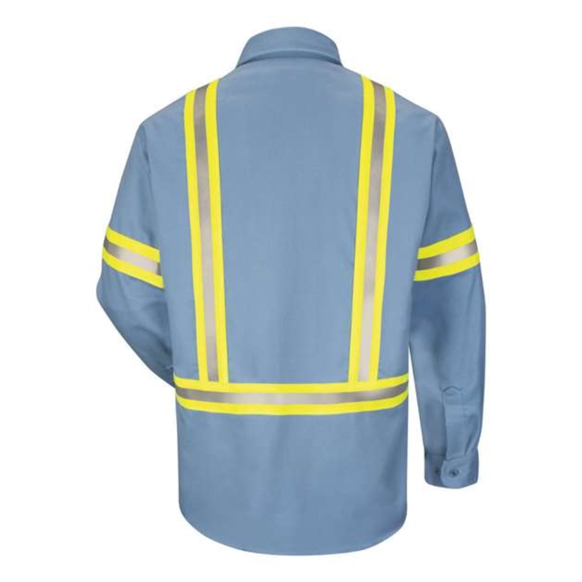 Bulwark Enhanced Visibility Uniform Shirt - Light Blue, L