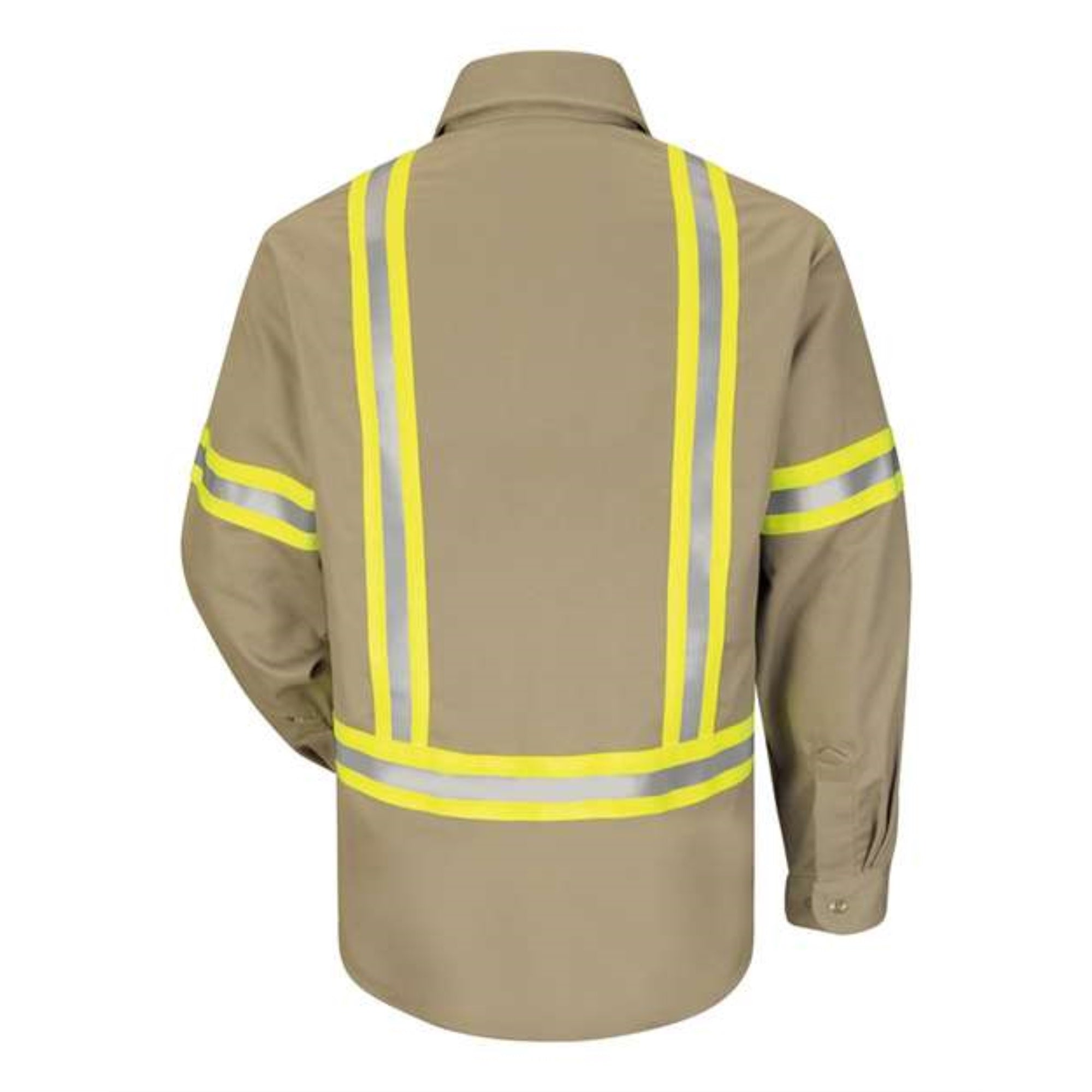 Bulwark Enhanced Visibility Uniform Shirt - Khaki, M