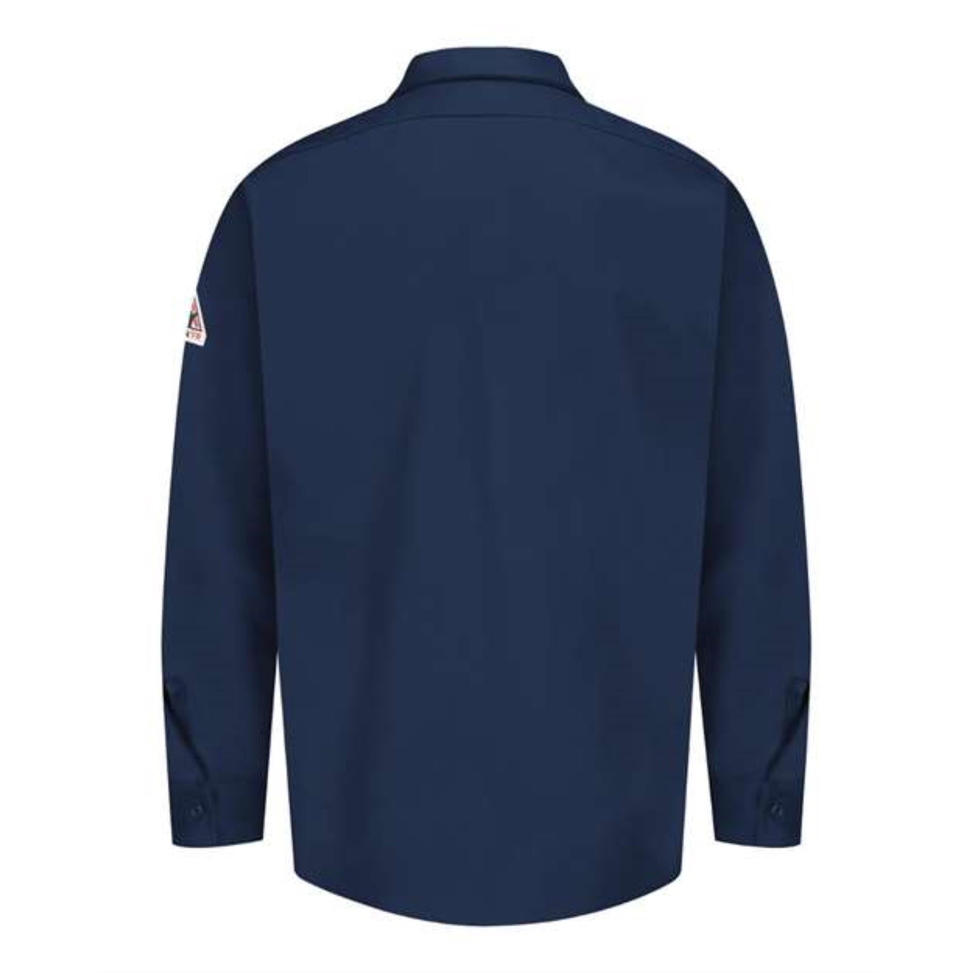 Bulwark Flame Resistant Excel Work Shirt Long Sizes - Navy, XLT
