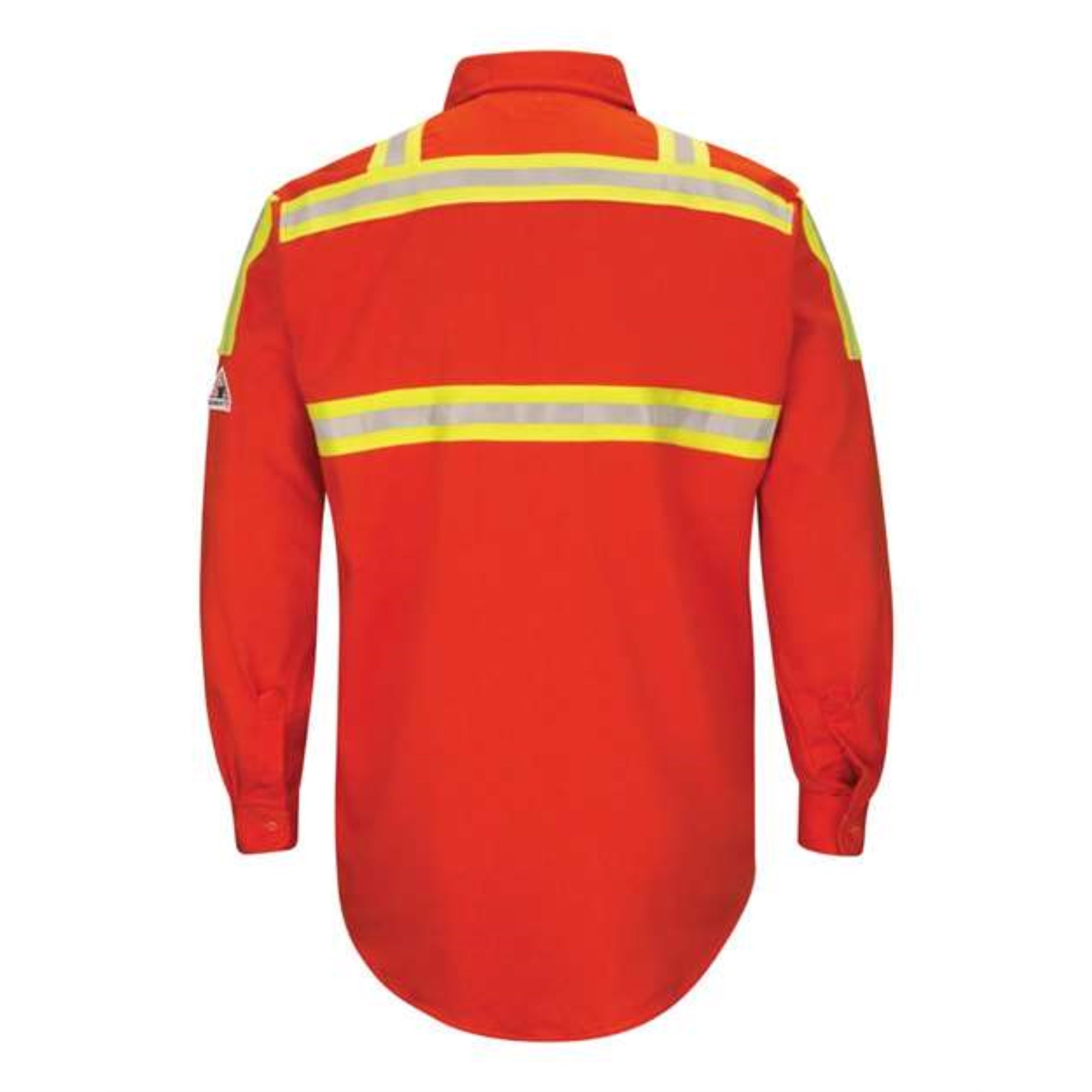 Bulwark Enhanced Visibility Long Sleeve Uniform Shirt - Orange, S