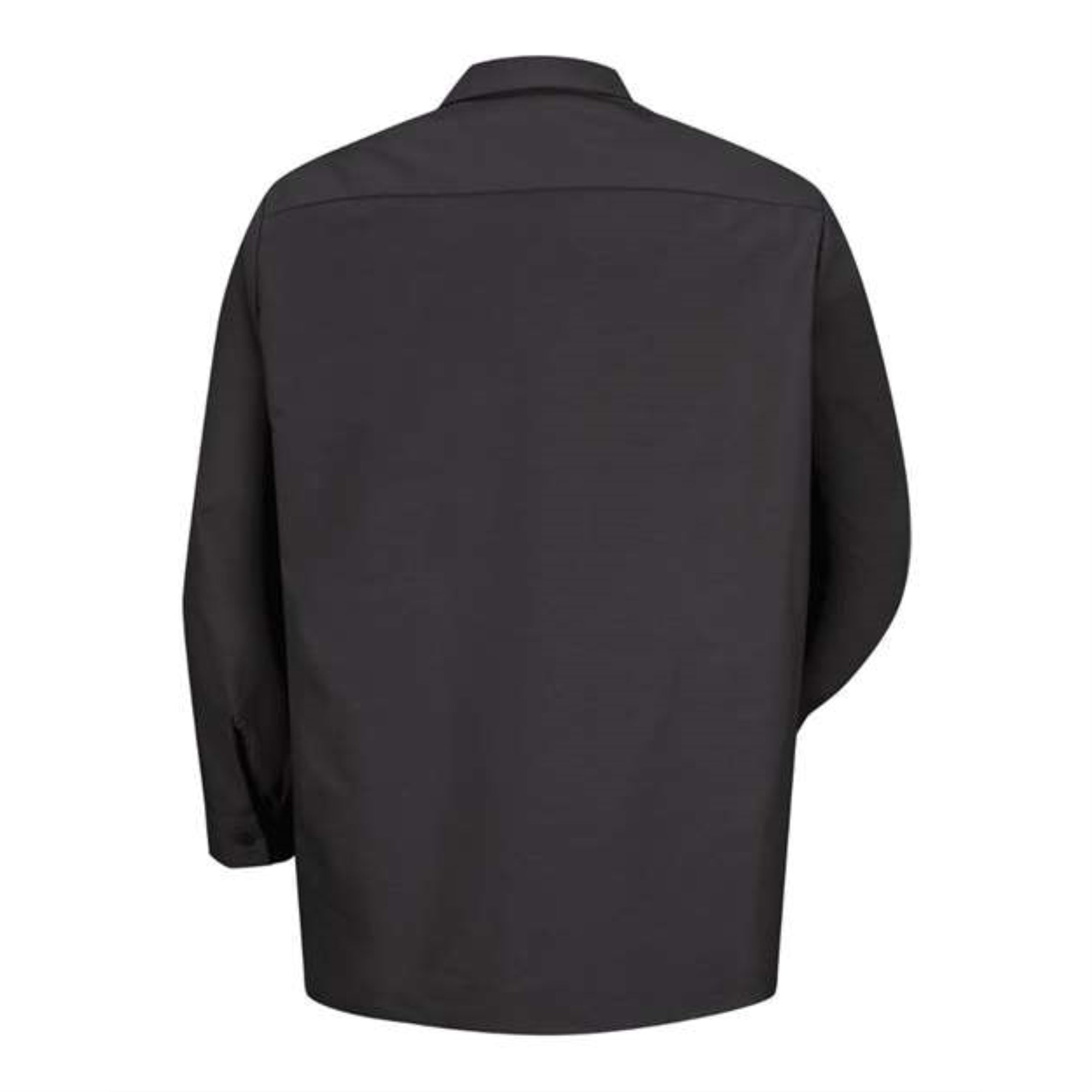 Red Kap Industrial Long Sleeve Work Shirt - Black, L