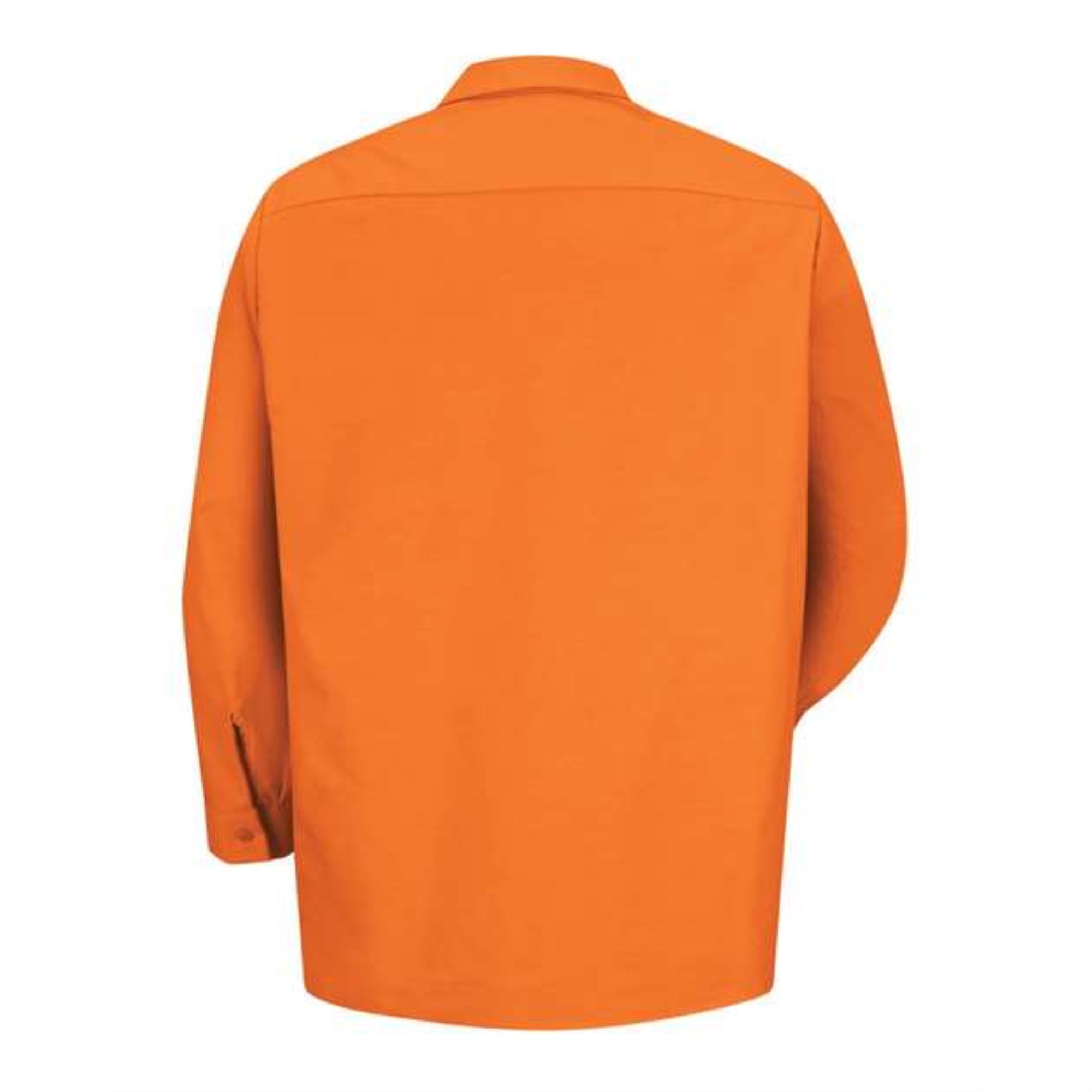 Red Kap Industrial Long Sleeve Work Shirt - Orange, L