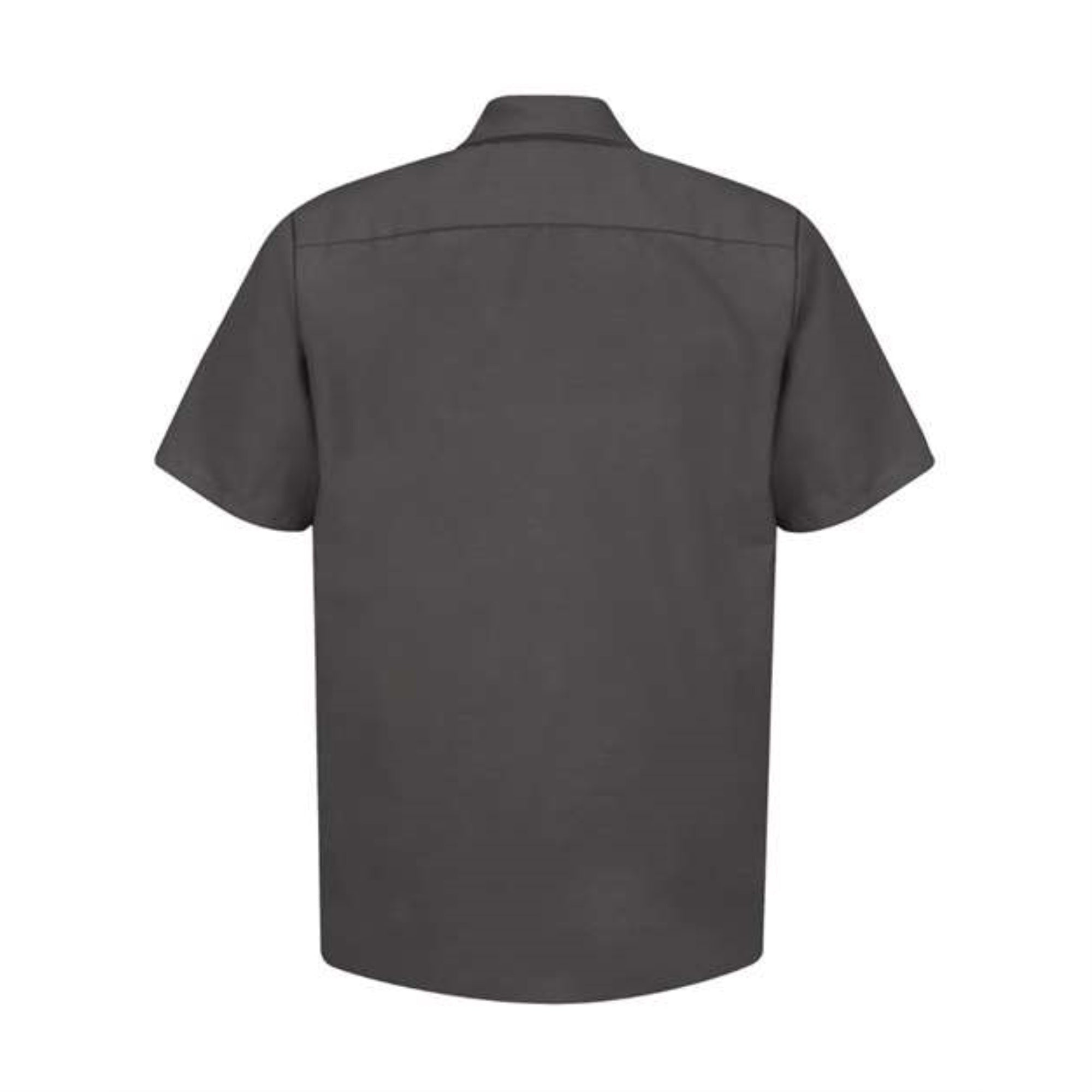Red Kap Industrial Short Sleeve Work Shirt - Charcoal, M