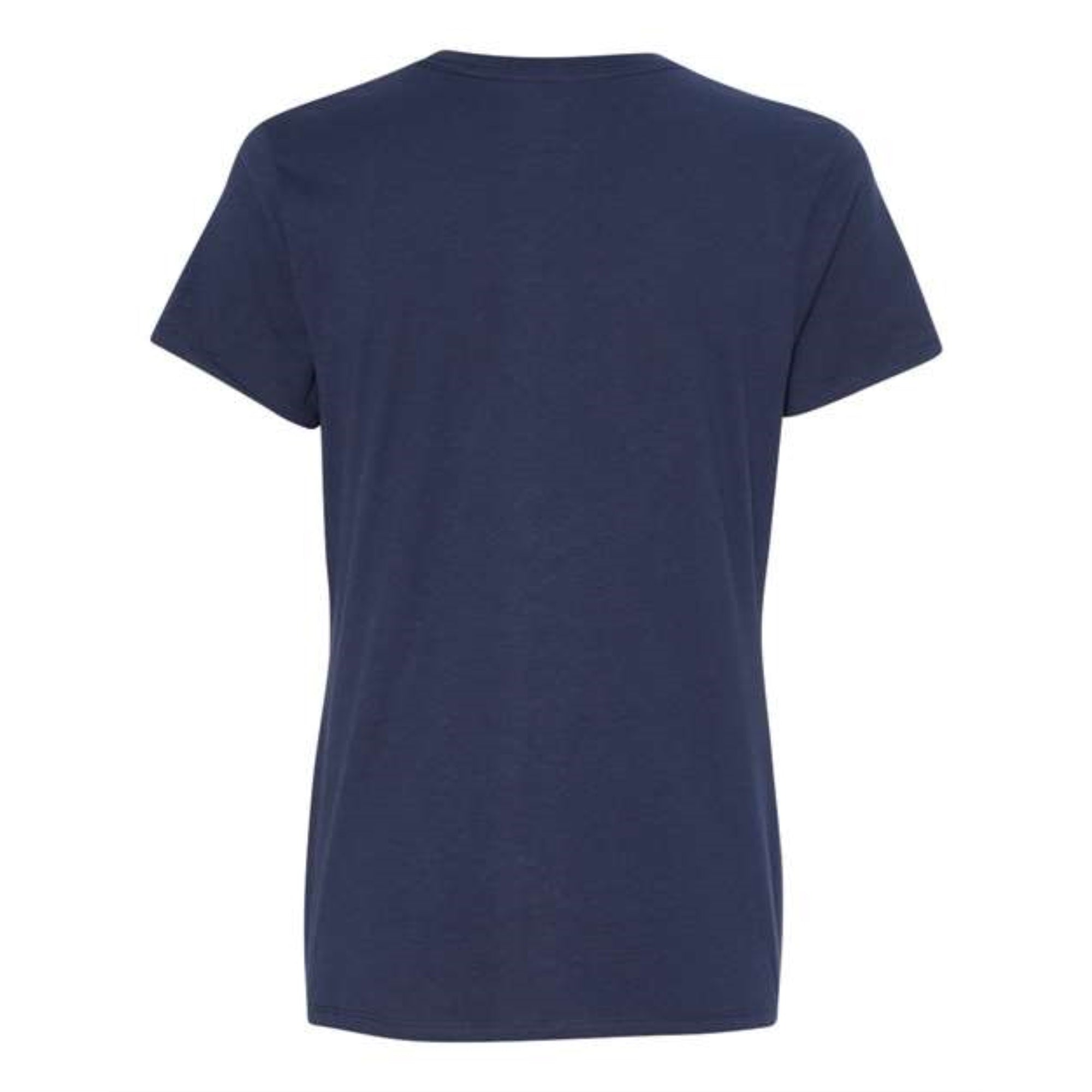 Hanes Nano-T Womens Short Sleeve T-Shirt - Navy, XL