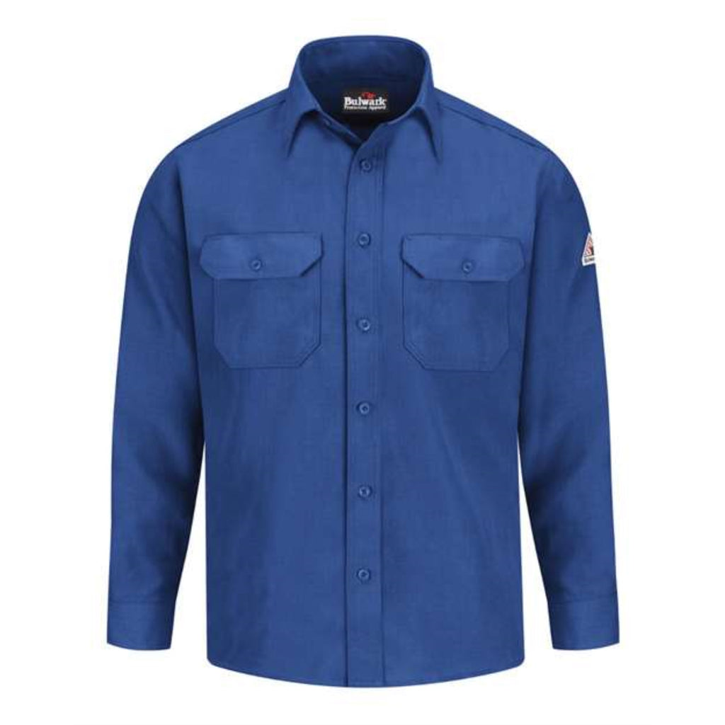 Bulwark Uniform Shirt Nomex IIIA - Long Sizes - Royal, XLT
