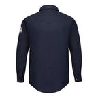Bulwark Snap-Front Uniform Shirt - Nomex IIIA - 4.5 oz. - Long Sizes - Navy, MT