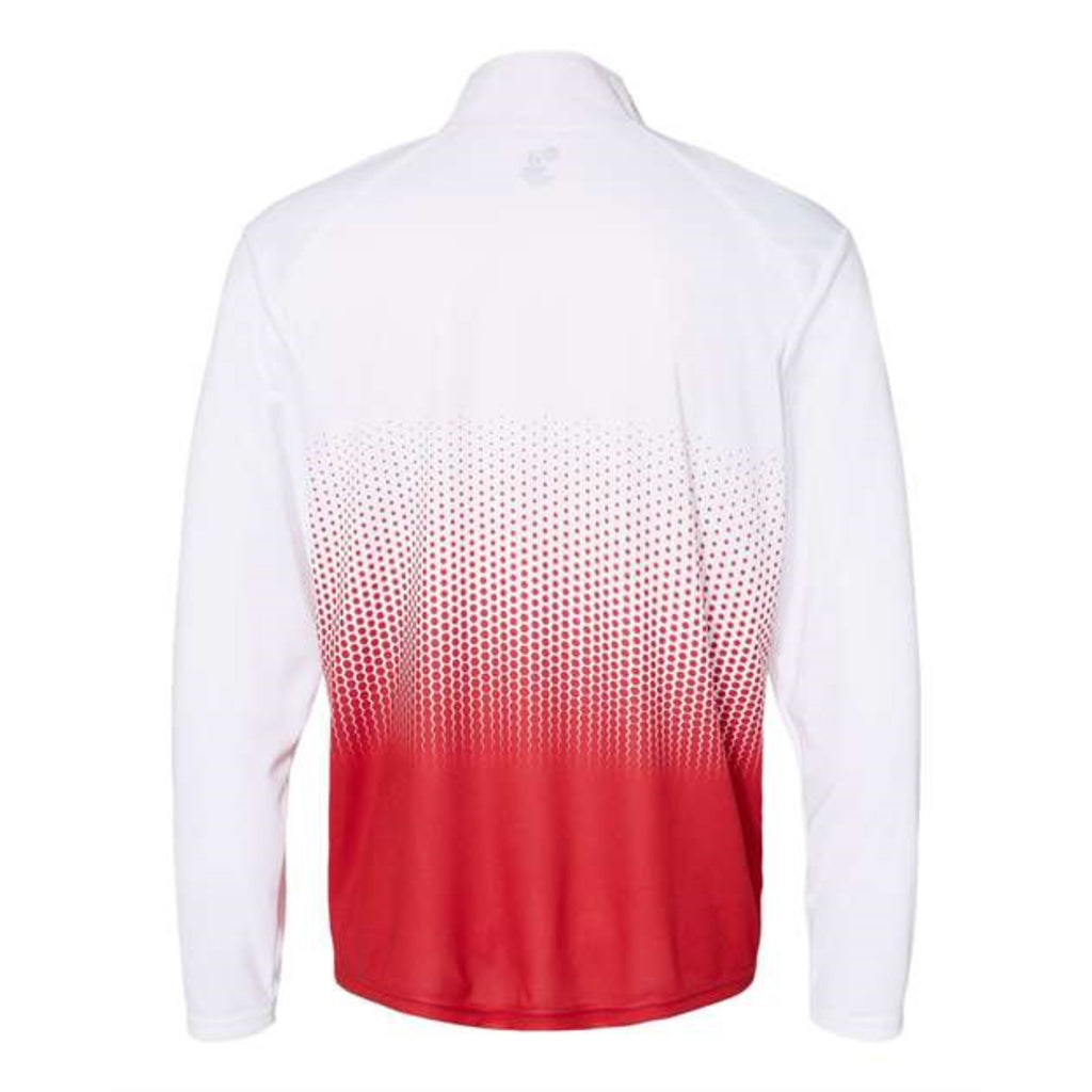 Badger Hex 2.0 Quarter Zip Pullover - Red, L