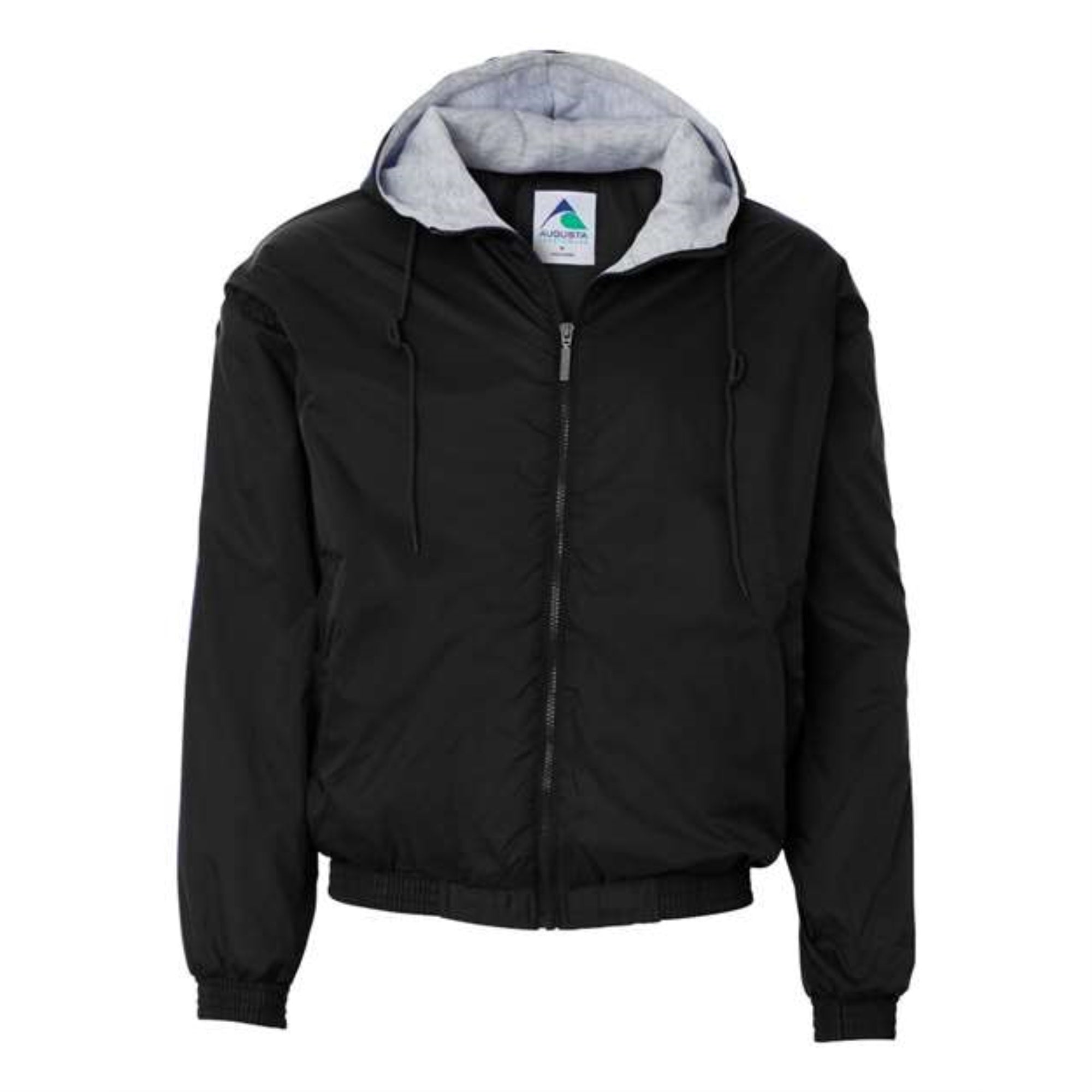 Augusta Sportswear Fleece Lined Hooded Jacket - Black, M