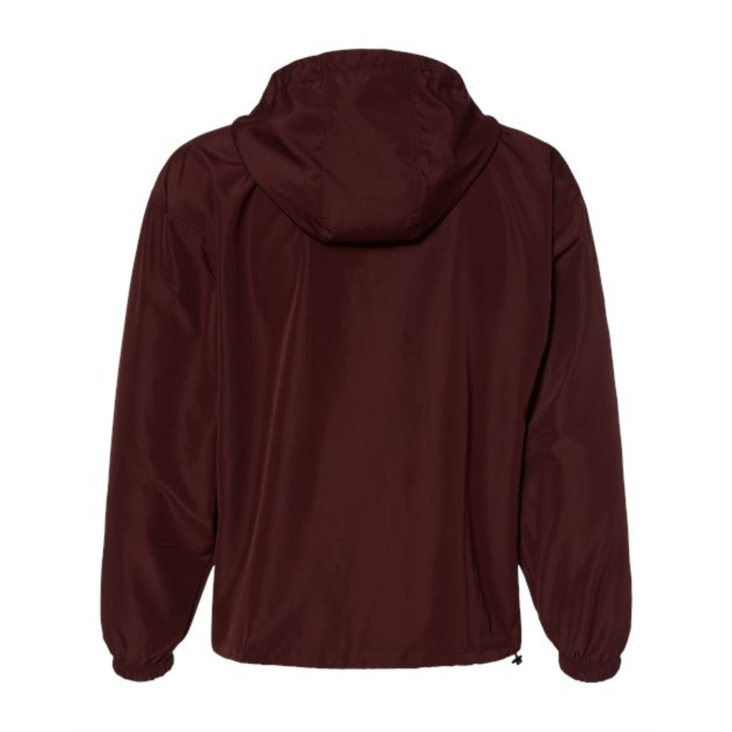 Champion Packable Quarter-Zip Jacket - Maroon, M