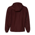 Champion Packable Quarter-Zip Jacket - Maroon, M
