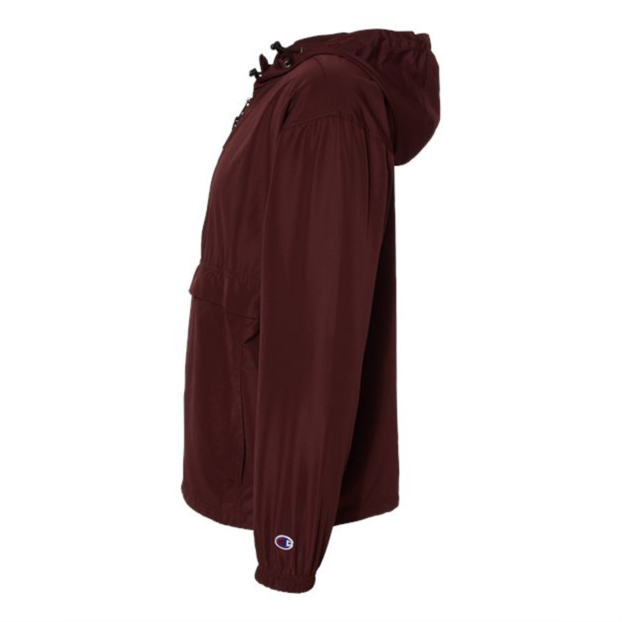 Champion Packable Quarter-Zip Jacket - Maroon, M
