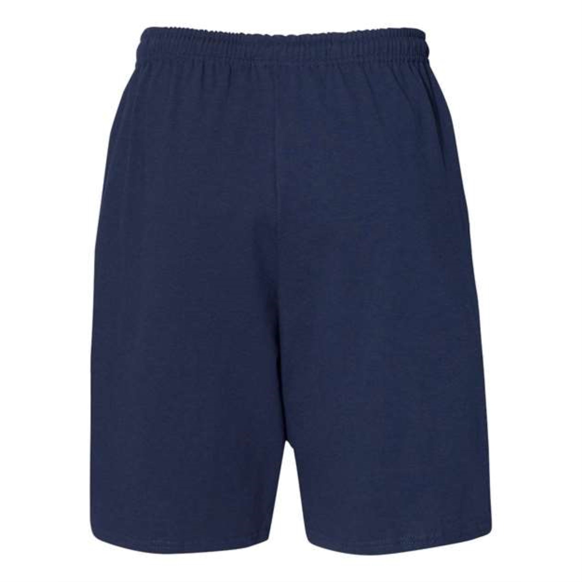 Russell Athletic Essential Jersey Cotton 10 Shorts with Pockets - Navy, XL