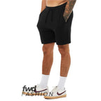 BELLA + CANVAS FWD Fashion Unisex Sweatshorts - Black, S