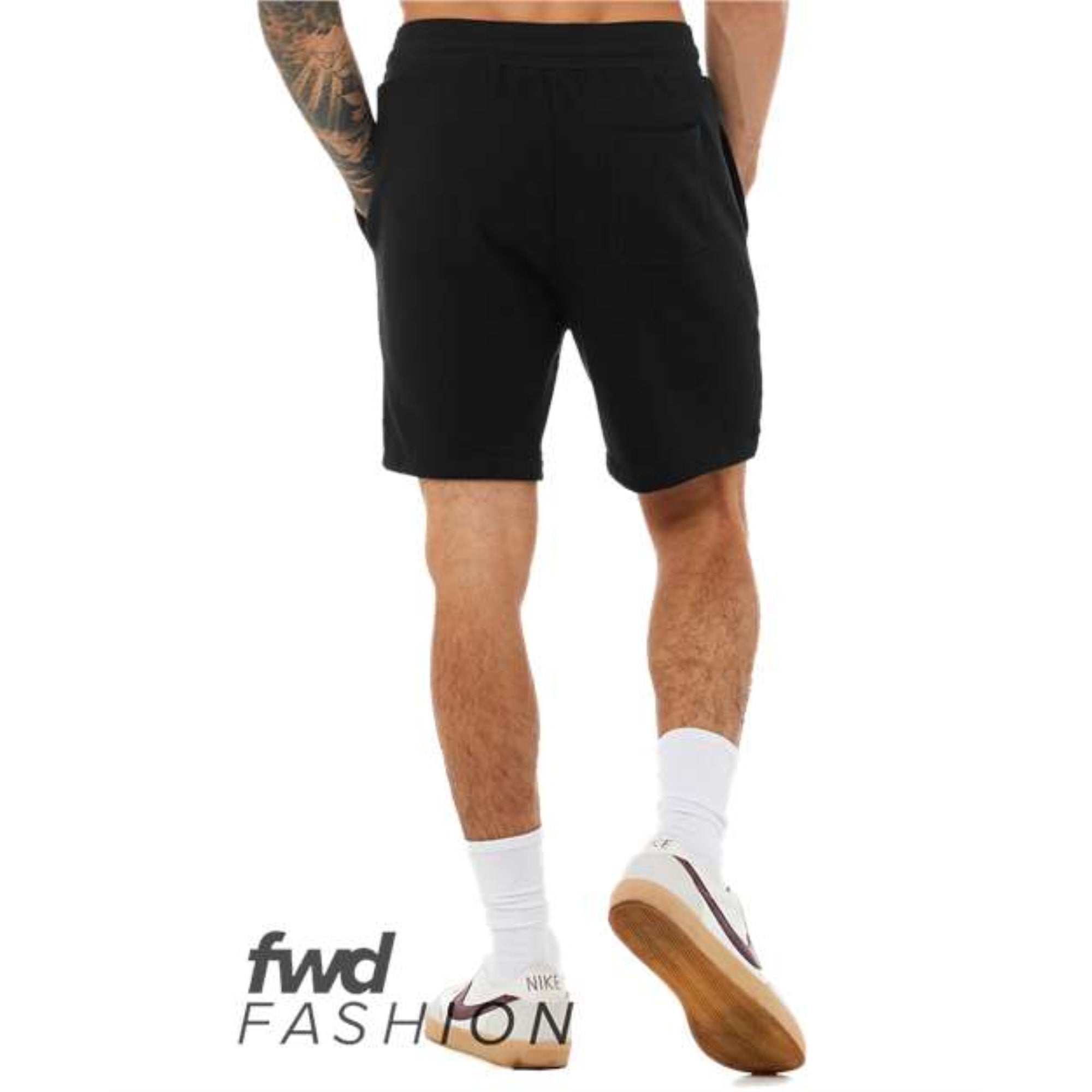 BELLA + CANVAS FWD Fashion Unisex Sweatshorts - Black, M