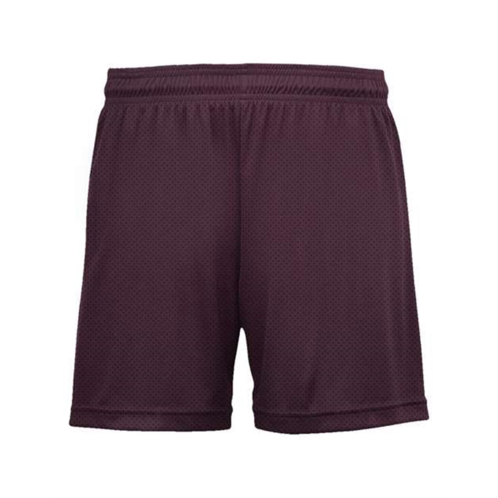 C2 Sport Women's Mesh Shorts - Maroon, XS