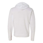 BELLA + CANVAS Unisex Sponge Fleece Full-Zip Hoodie - White, L