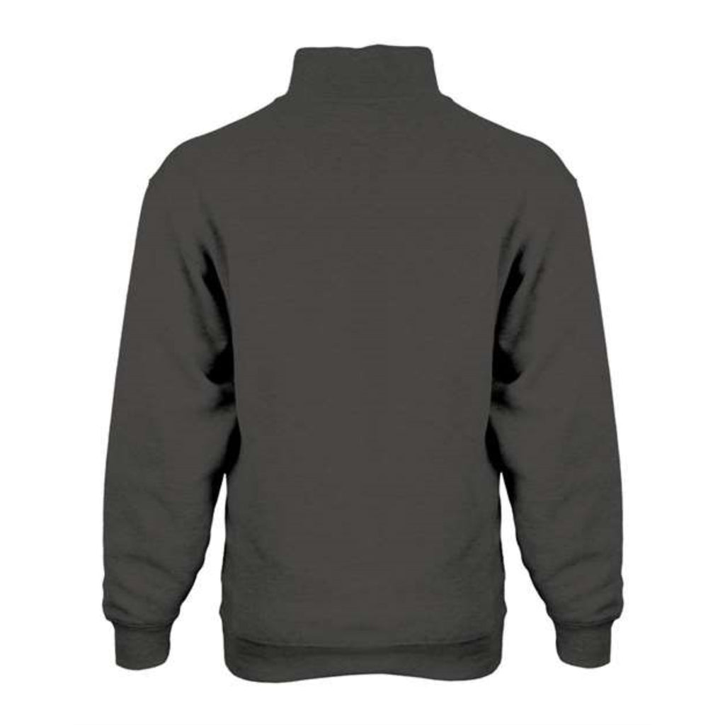 Badger Quarter-Zip Fleece Pullover - Charcoal, M