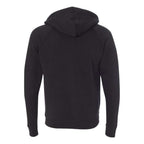 Independent Trading Co. Unisex Special Blend Raglan Full-Zip Hooded Sweatshirt - Black, XS