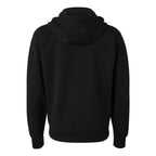 Independent Trading Co. Poly-Tech Full-Zip Hooded Sweatshirt - Black, M