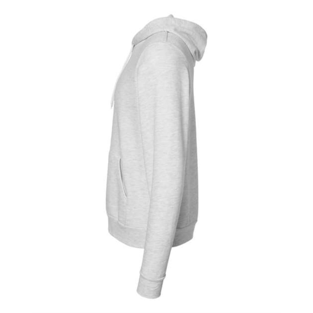 BELLA + CANVAS Unisex Sponge Fleece Hoodie - Ash, XL
