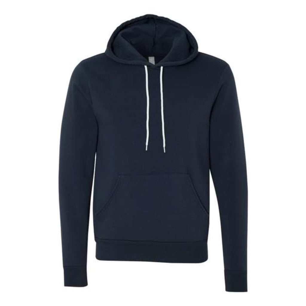 BELLA + CANVAS Unisex Sponge Fleece Hoodie - Navy, XL