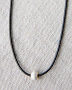 Pearl and Cord Necklace