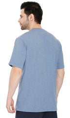 Men's Heavyweight Short Sleeve Crew Neck T-Shirt with Chest Pocket