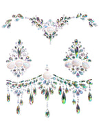 Siren adhesive body jewels sticker.