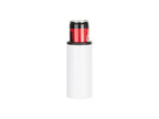 15oz Blank Sublimation Can Cooler With 2 screw on Lids Straight White Tumbler Stainless Double Insulated