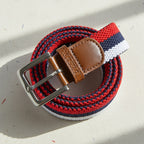 Three Color Woven Belt