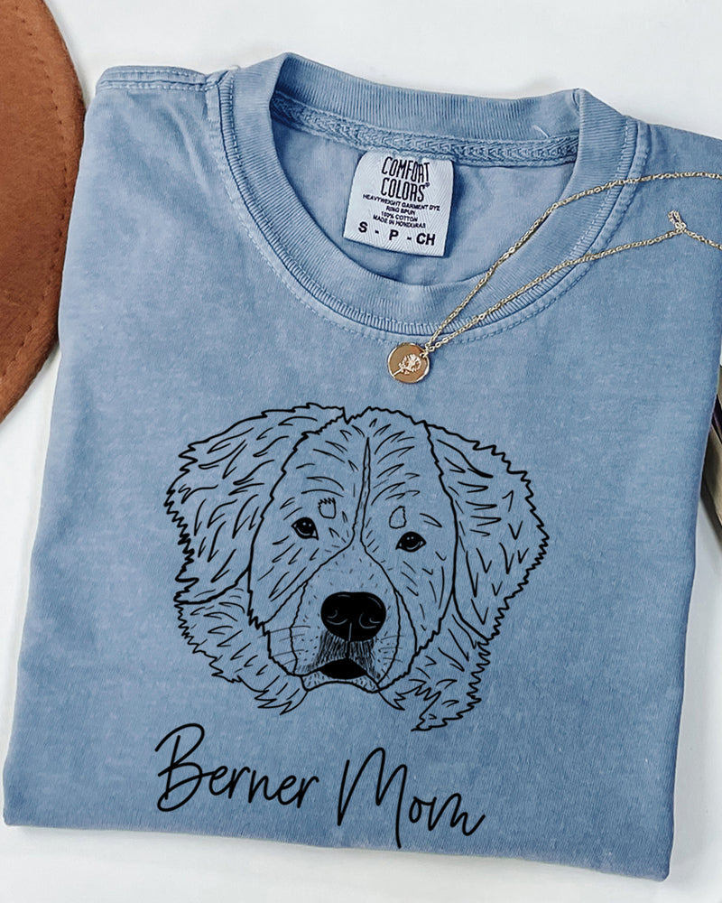 Berner Mom Bernese Mountain Dog Mom Comfort Colors T Shirt