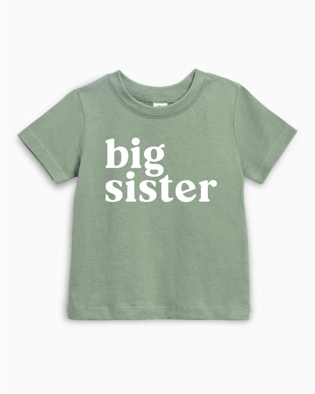 Big Sister Organic Cotton Kids T-Shirt – Baby & Youth Matching Family Announcement Tee