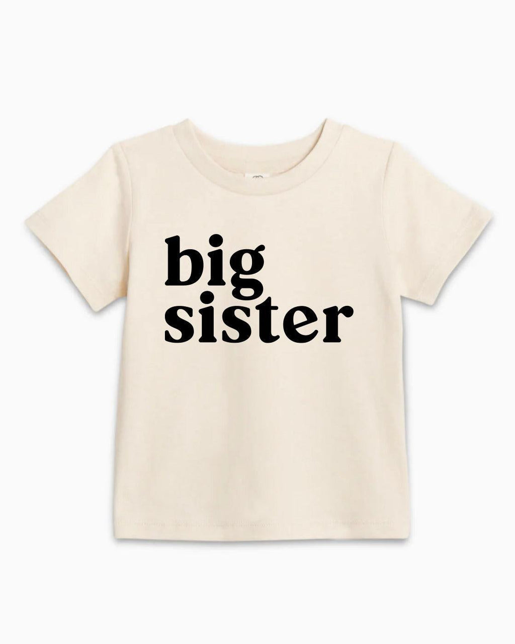 Big Sister Organic Cotton Kids T-Shirt – Baby & Youth Matching Family Announcement Tee