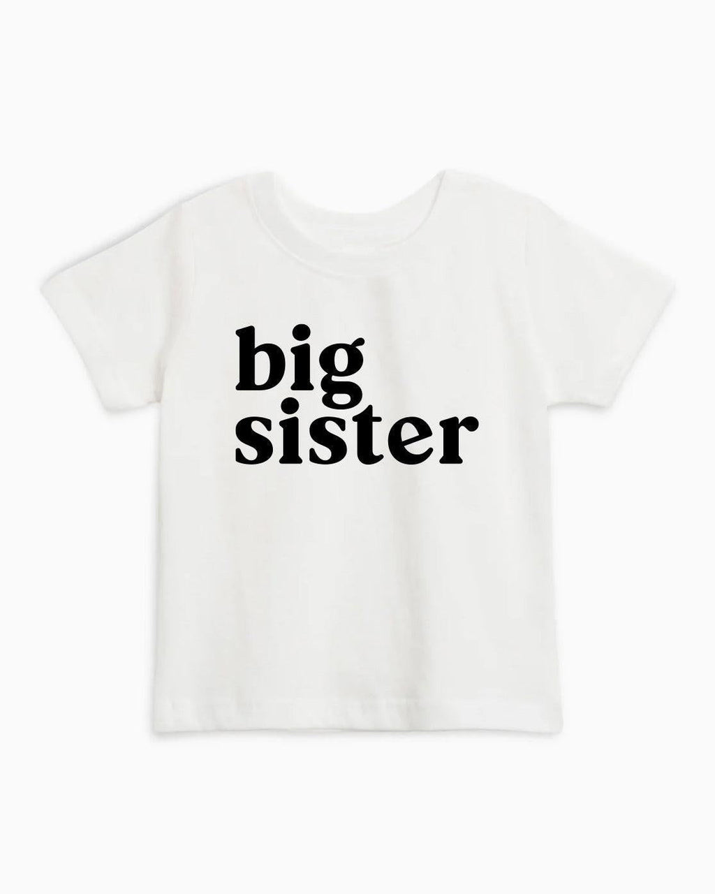 Big Sister Organic Cotton Kids T-Shirt – Baby & Youth Matching Family Announcement Tee