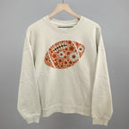 Floral Football Orange