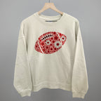 Floral Football Red