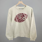 Floral Football Maroon