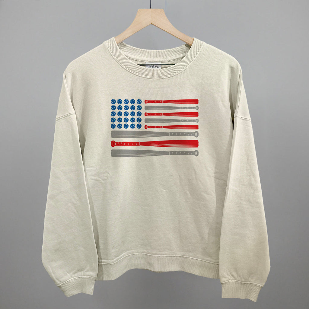 Baseball American Flag