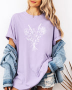 Botanical Bouquet Wildflowers Plant Nature Garment Dyed T Shirt