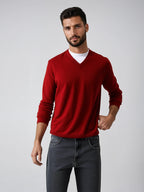 Merino Blend V-Neck