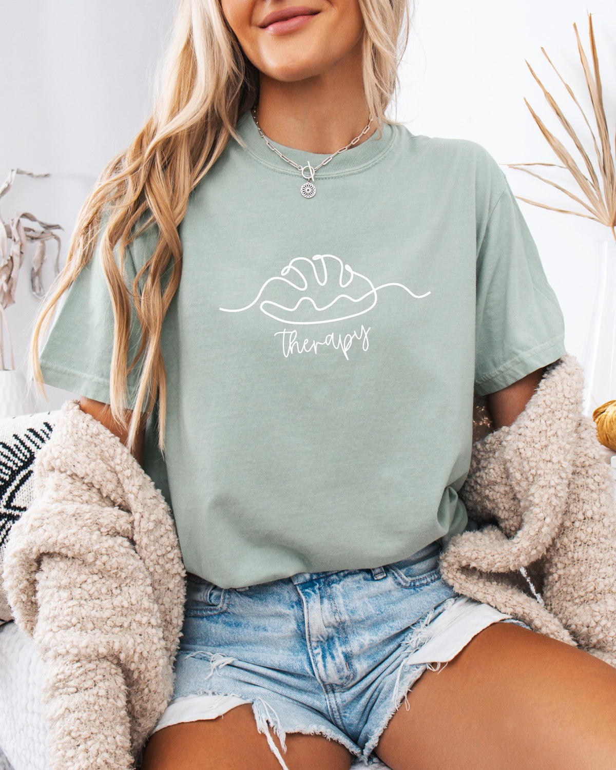 Bread Therapy Sourdough Comfort Colors Garment-Dyed T-Shirt – Home Baker Graphic Tee