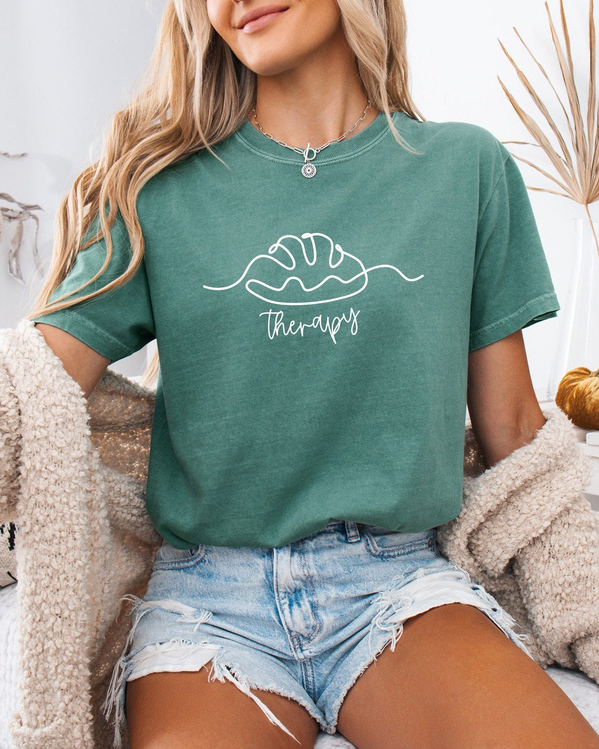 Bread Therapy Sourdough Comfort Colors Garment-Dyed T-Shirt – Home Baker Graphic Tee