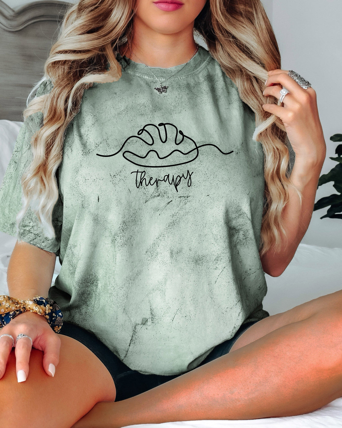 Bread Therapy Sourdough Comfort Colors Garment-Dyed T-Shirt – Home Baker Graphic Tee