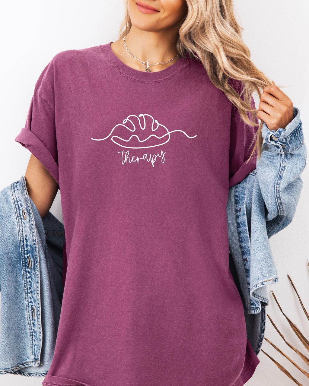 Bread Therapy Sourdough Comfort Colors Garment-Dyed T-Shirt – Home Baker Graphic Tee